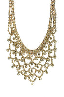 RHINESTONE ACCENT  STATEMENT NECKLACE SET-2